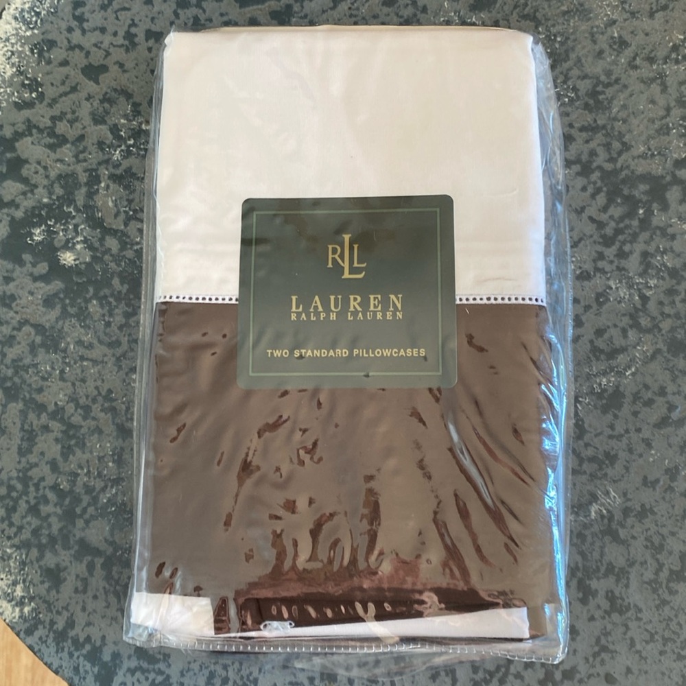 Ralph Lauren standard pillowcases